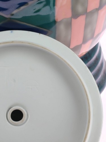 XXe siècle - Camille Tharaud & Henri Rapin, Vase à couvercle en céramique Art Deco