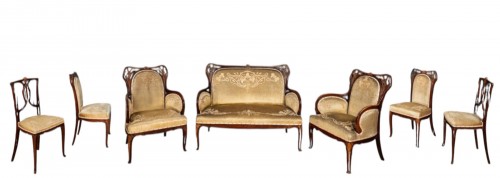 C. Plumet & T. Selmersheim,Art Nouveau Iris Salon Suite