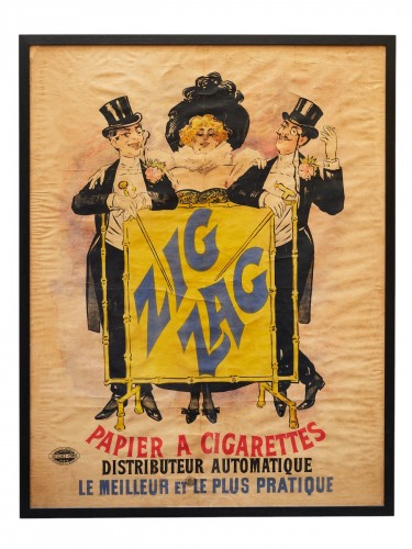 Camis Poster, Zigzag, Art Nouveau Affiche