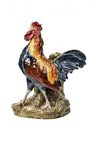 Louis Robert Carrier Belleuse, Singing Rooster, Flower Girl In Slip