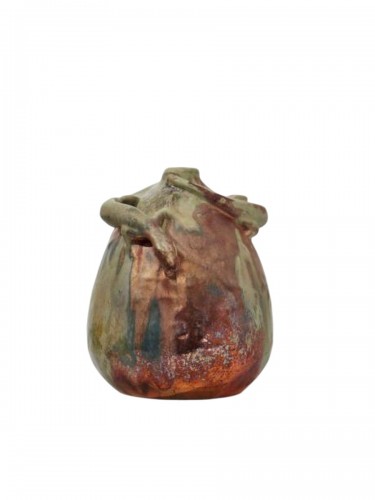 Ernest Bussière (1863-1913), Art nouveau Lizard Gourd