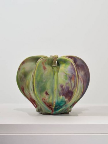 Porcelain & Faience  - Ernest Bussière (1863-1913), Art nouveau Perianthe vase