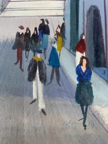 Paintings & Drawings  - Charles Levier (1920-2003) - Les escaliers, Paris Montmartre