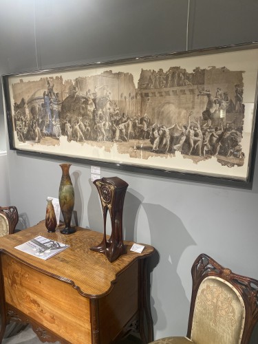 Luigi Ademollo (1764-1849), Panoramic Drawing "The Triumph Of Scipio Africanus" - Paintings & Drawings Style 