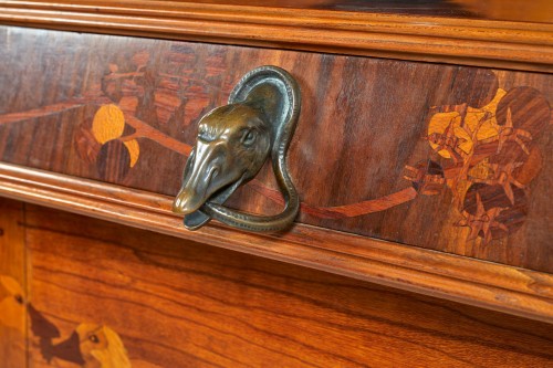 Louis Majorelle (1859-1926), Buffet aux Oies - Art nouveau