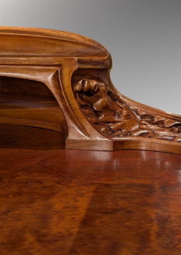 Mobilier Bureau et Secrétaire - Hector Michaut (1874-1923), Bureau aux Algues & son fauteuil