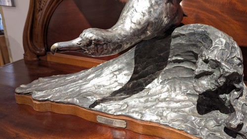 Sculpture  - Maximilien Fiot (1886-1953), Albatross On A Wave