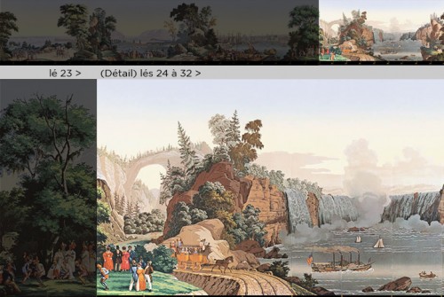 Antiquités - Zuber &amp; Cie, wallpaper - View of North America