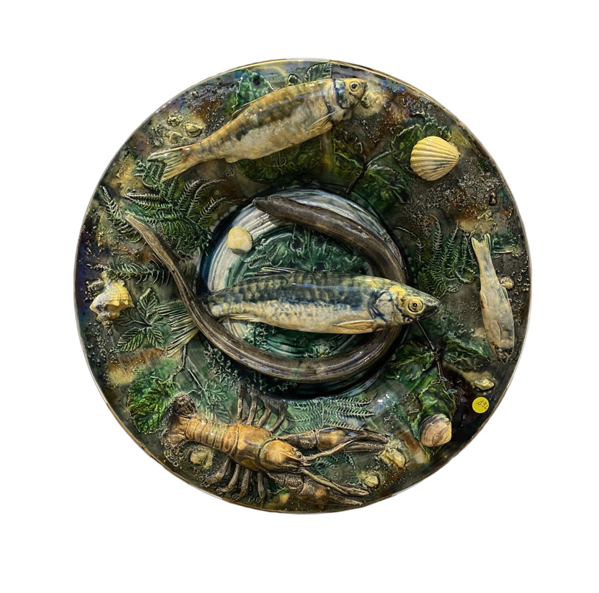 Alfred Renoleau - Plat rond à l'anguille et écrevisse en ...