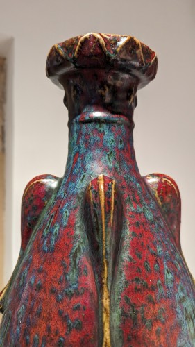 Dalpayrat (1844-1910), Ovoid ceramic vase on heel Art Nouveau - 