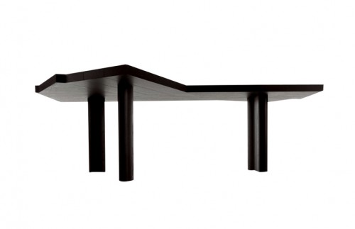 Table in natural orv - Charlotte Perriand, Cassina 511 Ventaglio - 70s - Furniture Style 50