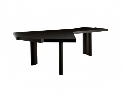 20th century - Table in natural orv - Charlotte Perriand, Cassina 511 Ventaglio - 70s