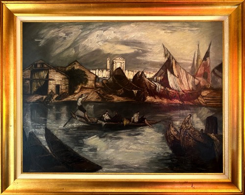 André Maire (1898-1984) - Venise - Tableau années 30 - Huile sur toile