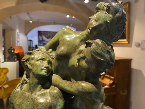 Raoul Larche (1860-1912) - The song of the sirens - Sculpture Style Art nouveau
