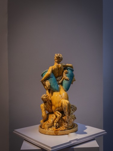 Porcelain & Faience  - Carrier-belleuse - Choisy-le-roy, Centauresse Majolica