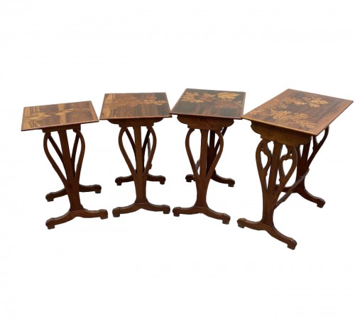 Émile Gallé - Art Nouveau nesting tables