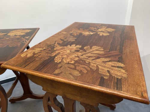 Mobilier Table & Guéridon - Émile Gallé - Tables gigognes art nouveau