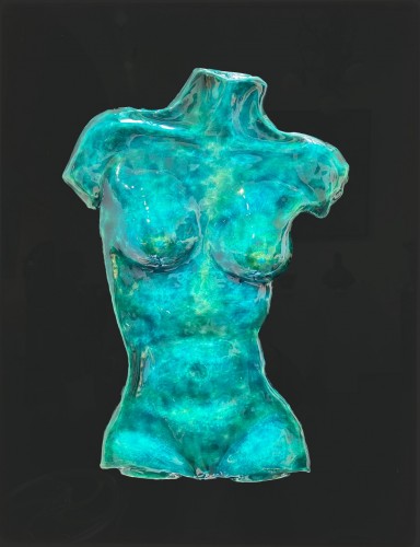 Camille Fauré (1874-1956) - Female bust - Porcelain & Faience Style 50