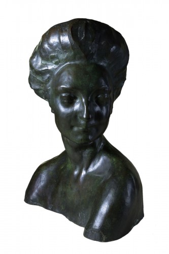 Rembrandt Bugatti, bronze unique piece, Denise Ferrero Art Nouveau