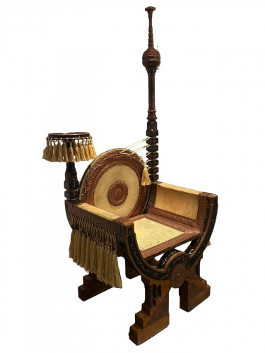 Carlo Bugatti (1855-1940) -  Throne-chair