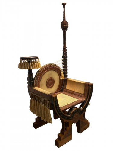 Carlo Bugatti (1855-1940) - Fauteuil-trône