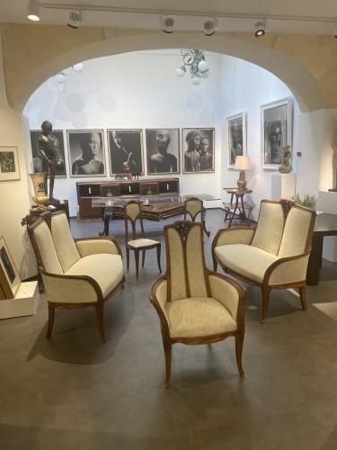 Louis Majorelle, Art nouveau Pine Tree salon - Seating Style Art nouveau