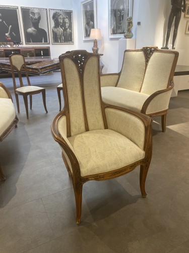 Seating  - Louis Majorelle, Art nouveau Pine Tree salon