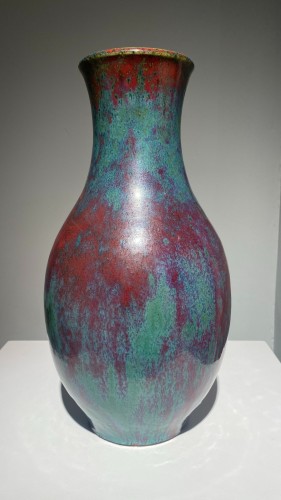 Céramiques, Porcelaines  - Dalpayrat (1844-1910) - céramique Vase à col rond évasé Art Nouveau