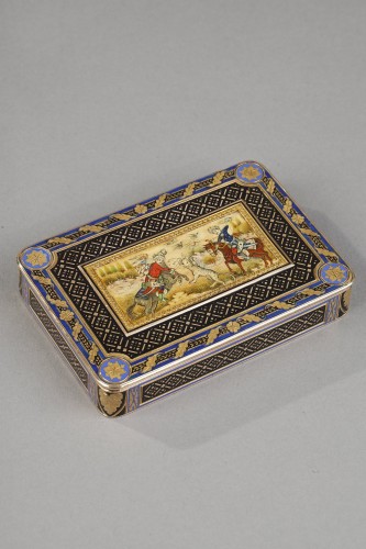 Gold and Enamel  Snuff box for the Persian Market - Objects of Vertu Style Empire