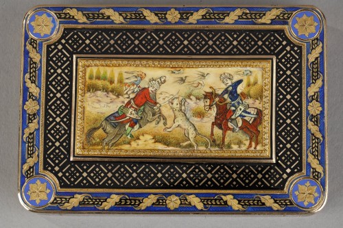 Gold and Enamel  Snuff box for the Persian Market - 