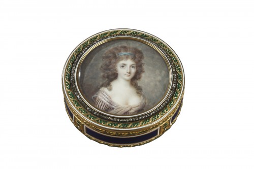 18th century gold and enamel bonbonniere