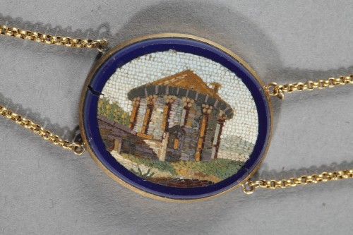 Micromosaic demi-parure set early 19th century - Empire