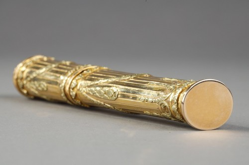 Antiquités - Etui en or du 18e siècle, maitre orfèvre Claude Francois THIERRY