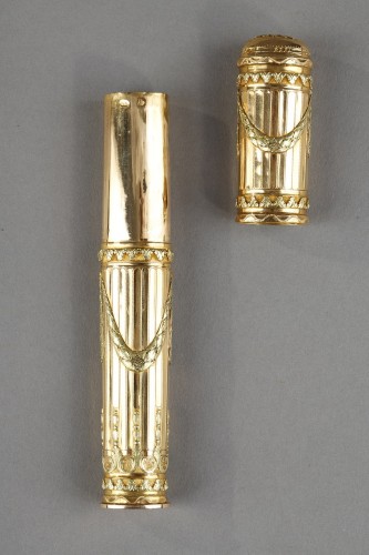 Antiquités - Etui en or du 18e siècle, maitre orfèvre Claude Francois THIERRY