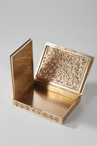 Poudrier en or Boucheron, 1940 - Art Déco