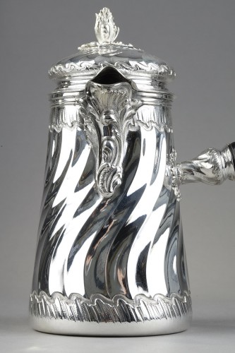 19th century - A silver Bointaburet chocolatiere, XIX century