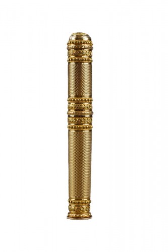 Wax case in multi-tone gold, Luois XVI