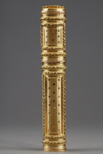 Nicolas-Augustin Delions gold wax case, Louis XVI - Objects of Vertu Style Louis XVI