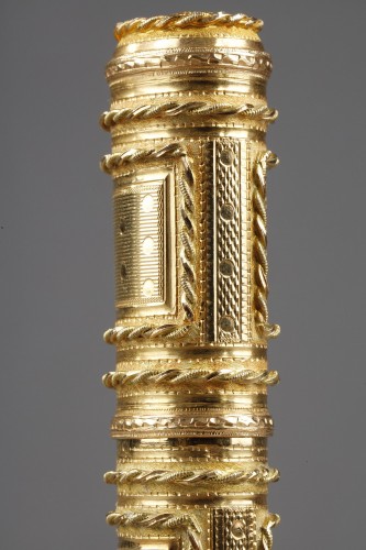 XVIIIe siècle - Étui à cire en or Nicolas-Augustin Delions, Louis XVI