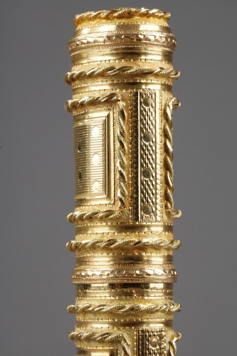 18th century - Nicolas-Augustin Delions gold wax case, Louis XVI