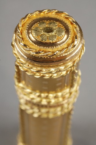 Antiquités - Étui à cire en or Nicolas-Augustin Delions, Louis XVI