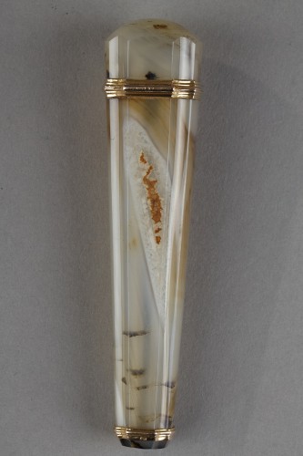 Etui en agate monté en or XVIIIe siècle - Objets de Vitrine Style Louis XVI