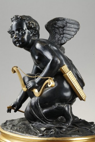 A bronze representing Cupid, early 19th century - Louis XVI