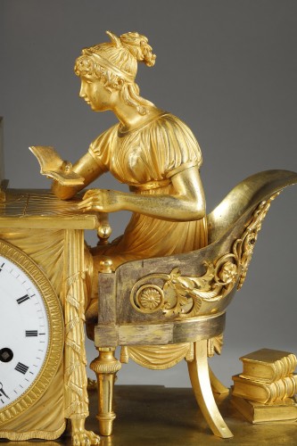 18th century - Empire clock The astronomy lesson