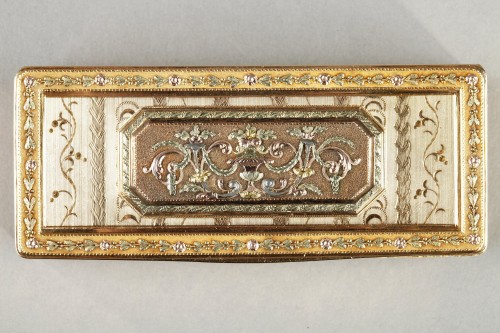 XVIIIe siècle - Une tabatiere en or Louis XVI, Genève