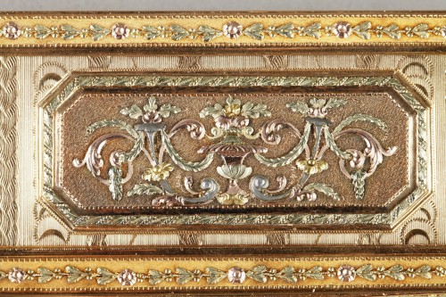 A Louis XVI gold snuffbox, Geneva - Louis XVI