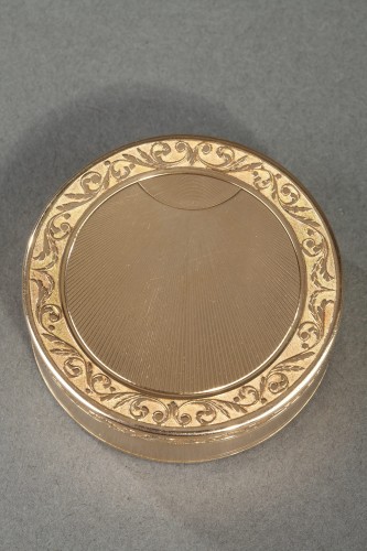 Gold pill box, Restoration period - Restauration - Charles X