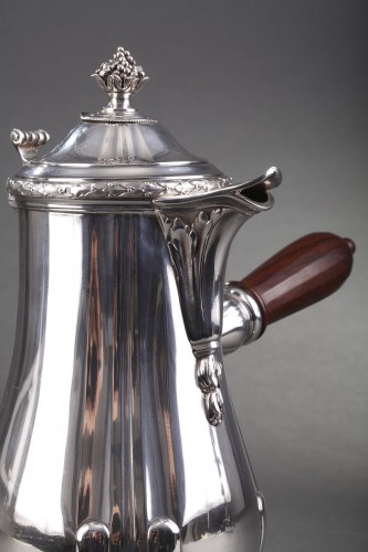 Chocolatière en argent de Jean-Emile Puiforcat (1897-1945) - 