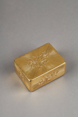 Objets de Vitrine Coffret & Nécessaire - Tabatière rectangulaire en or, Louis XV de Julien Berthe