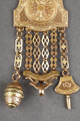 Three-gold chatelaine - Napoléon III